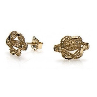 Gouden Surinaamse mattenklopper oorbellen | Mattenklopper oorbellen goud