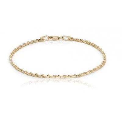 Rope armband goudkleurig