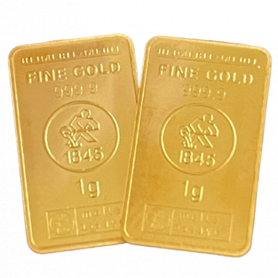 Goudbaar 1 gram | Investeren in goud | Goedkope goudbaren