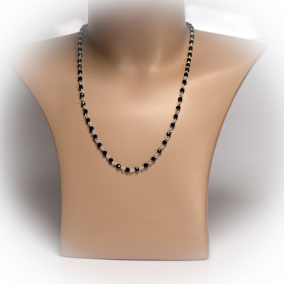 Surinaamse ketting met zwarte kralen | Ogri ai ketting