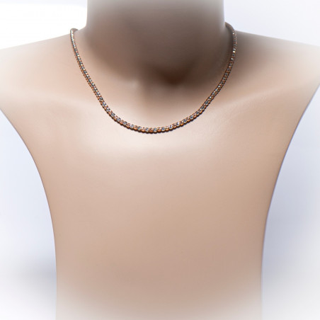 Bi-color diamond cut sieradenset | Sieradenset cadeauset