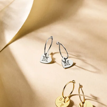 initiaal oorbellen kado cadeau