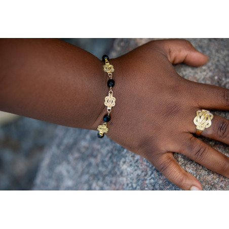 Surinaamse mattenklopper set | Gouden Surinaamse sieradenset