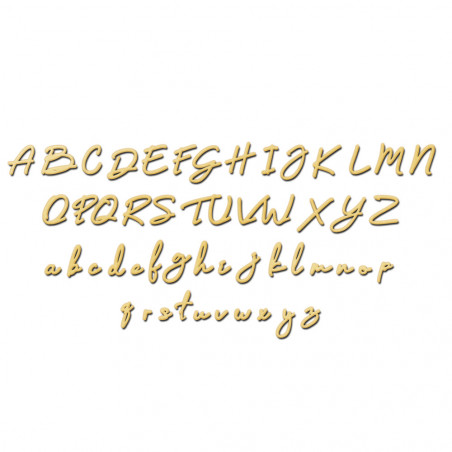 goudkleurige naamketting maken