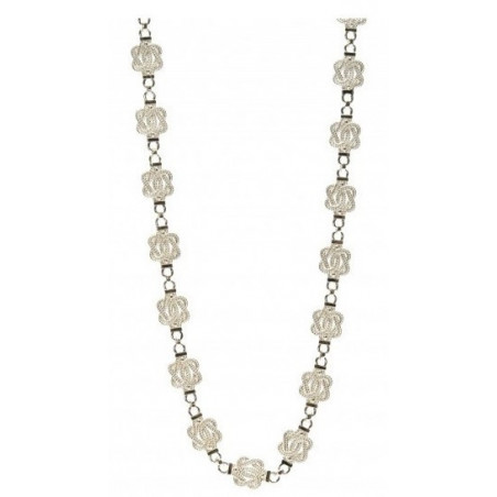 Mattenklopper ketting dames vrouwen - Surinaamse ketting zilver