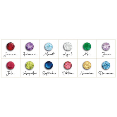 Geboortestenen sieraden