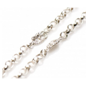 Zilveren piet piet ketting | Surinaamse ketting 2