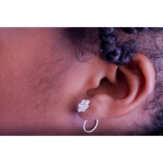 Mattenklopper oorbellen kind | Surinaamse kindersieraden | Surinaamse oorbellen 2