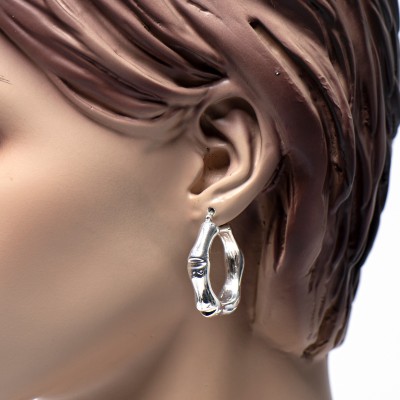 Surinaamse bamboe set sieraden zilver