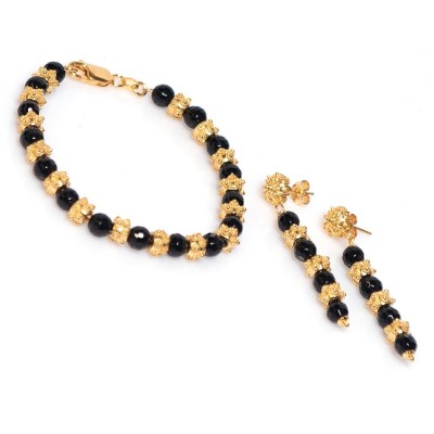 Surinaamse armband zwarte kralen - 2