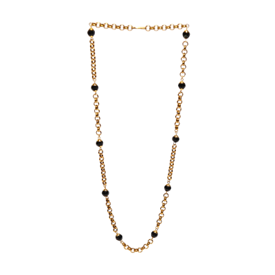 Surinaamse boto keti ogri ai kralen | Surinaamse zwarte kralen ketting stainless steel