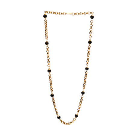 Surinaamse boto keti ogri ai kralen | Surinaamse zwarte kralen ketting stainless steel