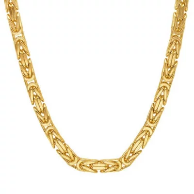 Gouden koningsketting voor kinderen