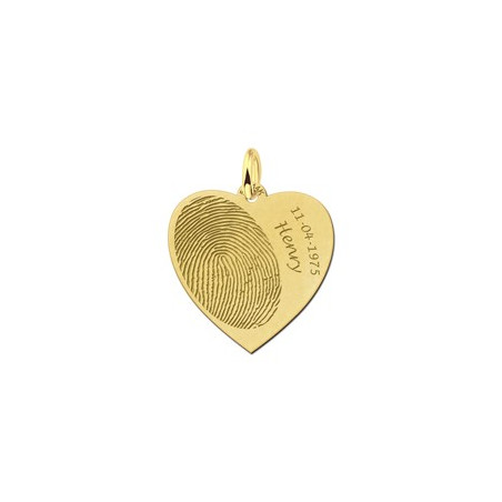 Gouden vingerafdruk | Gouden vingerafdruksieraden