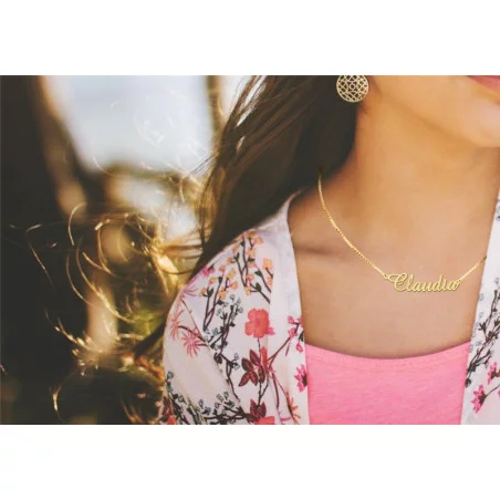 Gouden naamketting | Naamketting goud