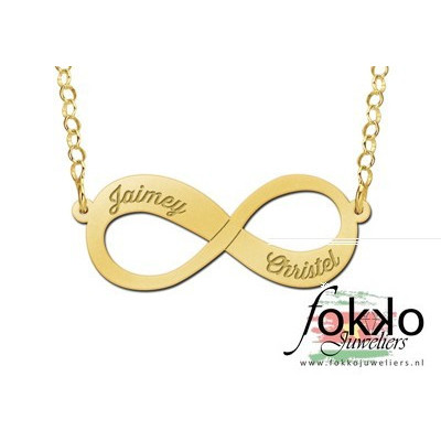 14K gouden naamketting | Goedkope gouden naamketting | Goedkope gouden ketting