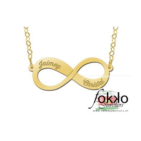 14K gouden naamketting | Goedkope gouden naamketting | Goedkope gouden ketting