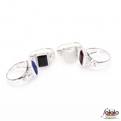 Zilveren Surinaamse ring