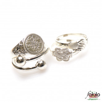 Surinaamse vriendschapsring | Zilveren vriendschapsring 2