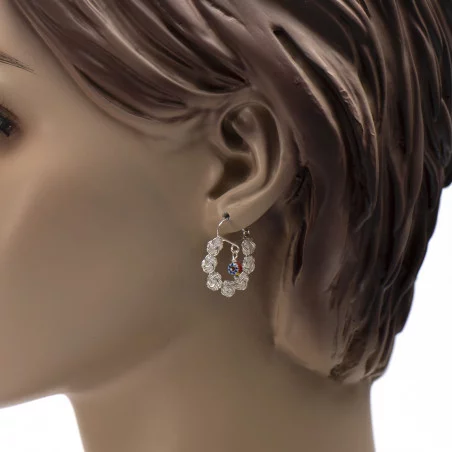 Mattenklopper oorbellen ala kondre kraal | Surinaamse oorbellen