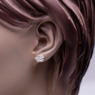 Zilveren mattenklopper oorbellen voor kinderen online kopen 2