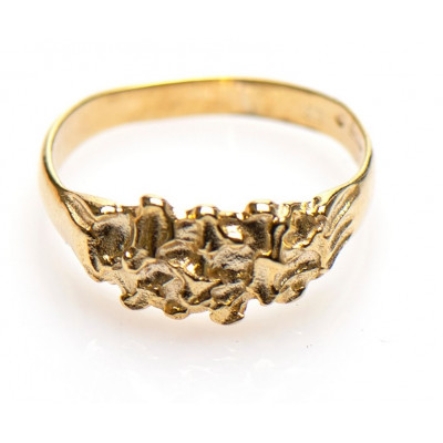 Gouden piet piet ring | Surinaams goud