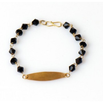 Gouden Surinaamse babyarmband | Gouden babysieraden | gouden babyarmband | Surinaamse kralenarmband