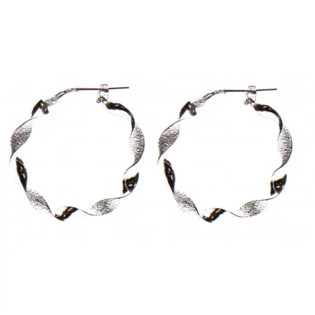 Surinaamse zilveren creolen | Surinaamse oorbellen