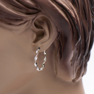 Surinaamse zilveren creolen | Surinaamse oorbellen 2