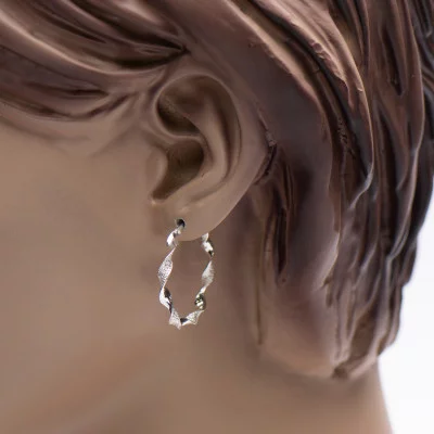 Surinaamse creolen oorbellen | Creool oorbellen zilver | Creool oorringen