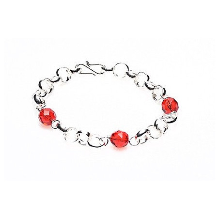 Lontai armband rode kralen | Surinaamse babyarmband | Surinaamse babysieraden