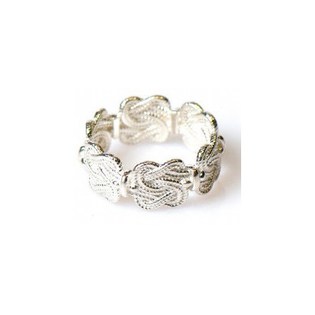 Mattenklopper ring - Surinaamse mattenklopper ring - mattenklopper ring zilver