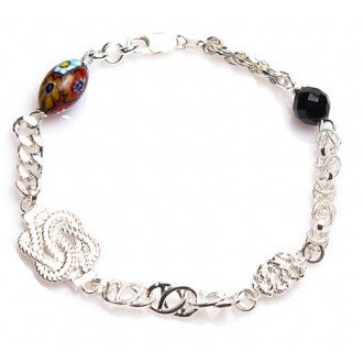 Ala kondre armband heren - ala kondre armband zilver - Surinaamse armband