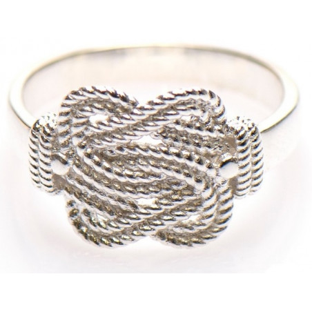 Mattenklopper ring zilver | Surinaamse mattenklopper
