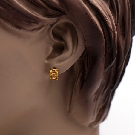 Gouden Rolex oorbellen heren | Rolex schakel oorbellen | Rolex oorbellen 18K