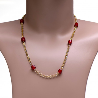 Surinaamse lontai ketting | Lontai keti | Gouden Surinaamse ketting
