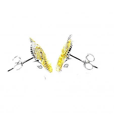 Exclusieve mattenklopper oorbellen. Surinaamse mattenklopper oorbellen